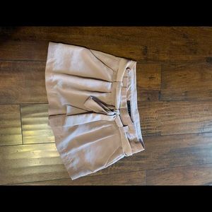 High waist tie shorts